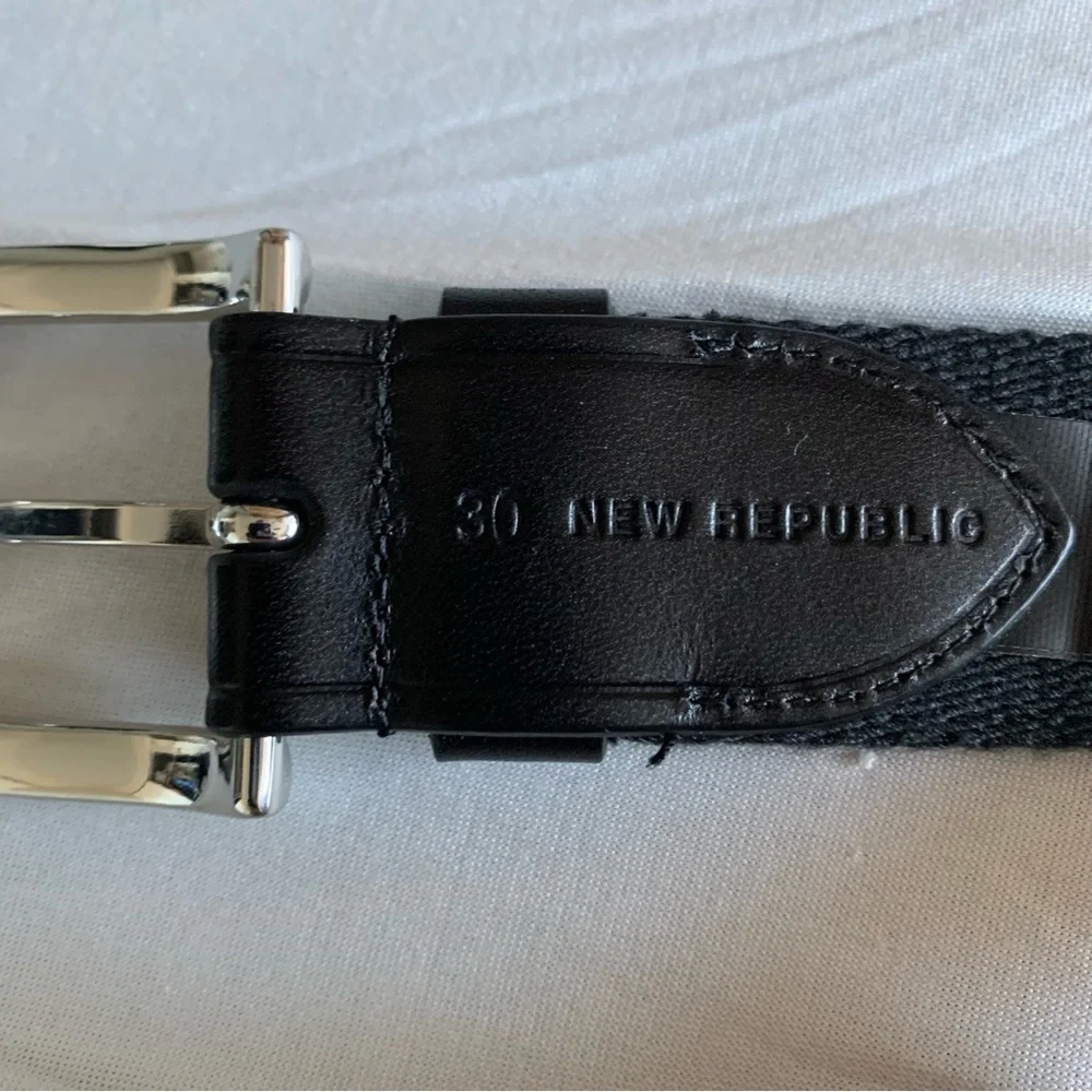 New Republic Mark McNairy Leather Belt Mens 30 Southwestern Cowboy Rodeo Farm